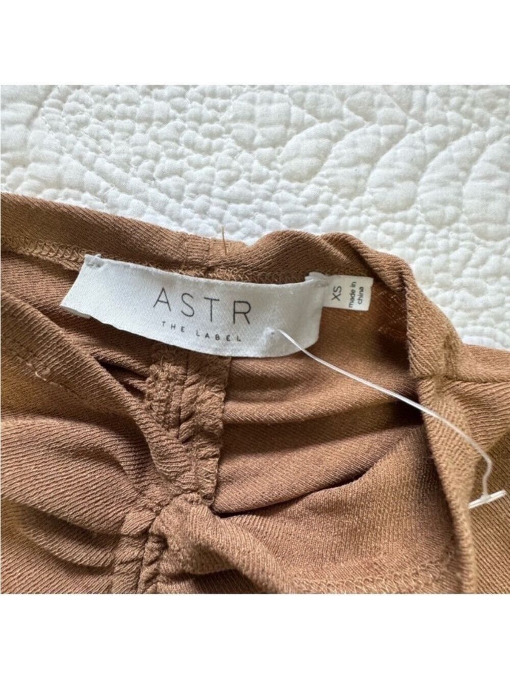Astr Camel Long Sleeve Rushing Bodysuit XS NWT - Picture 4 of 7